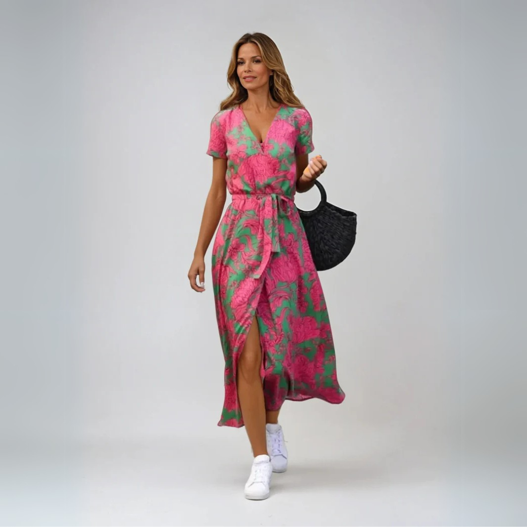 Suzanne - Elegantná sukňa s V-krkom