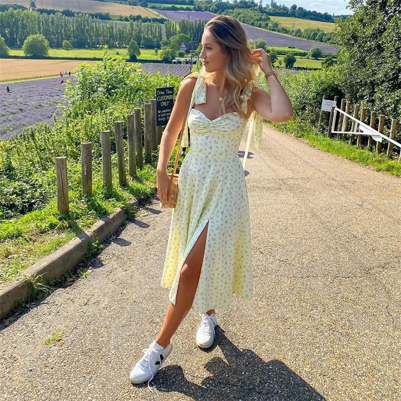 Sonia - Elegantné kvetinové šaty