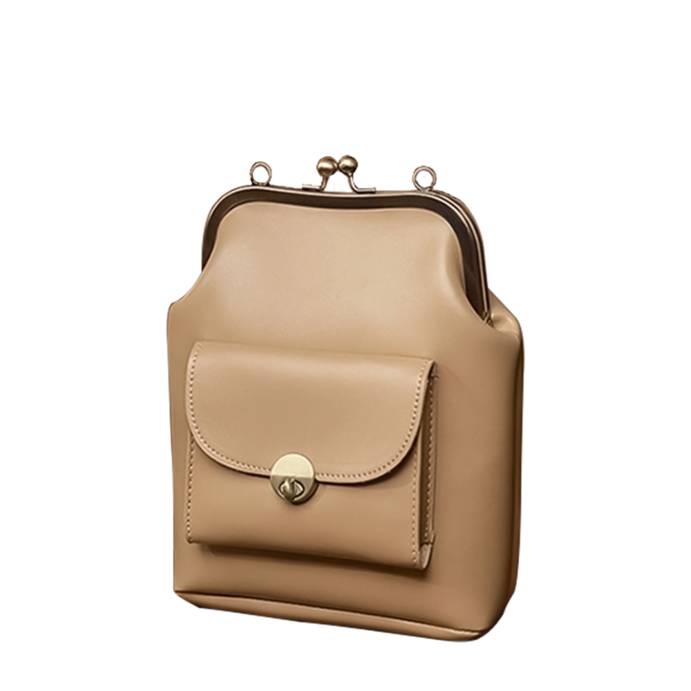 Margarete – Retro Kussverschluss Schultertasche