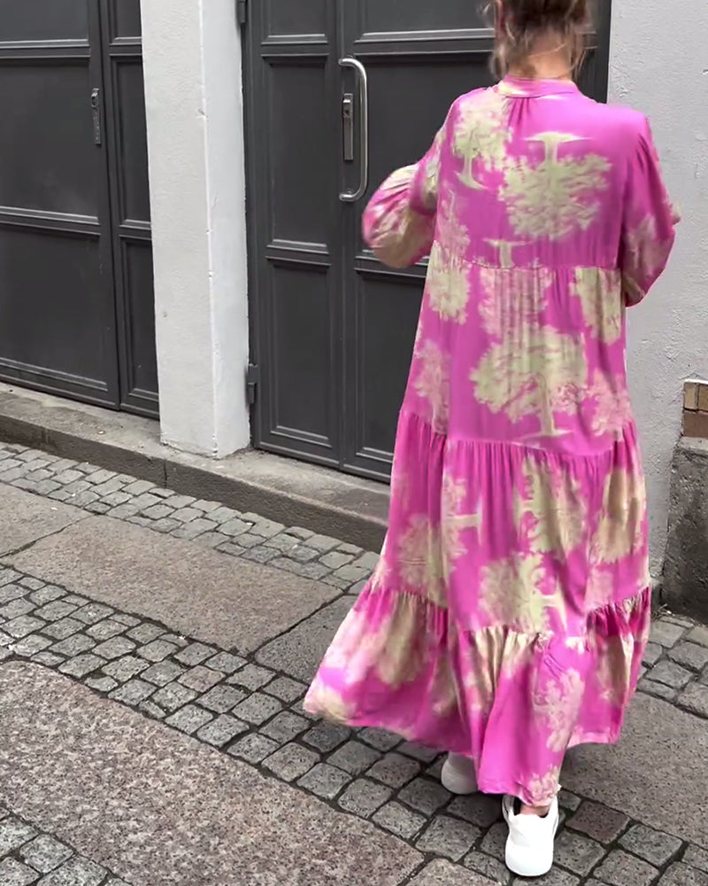 Evella™ | Maxi Dlhé Voľné Šaty (Obmedzená Dostupnosť)