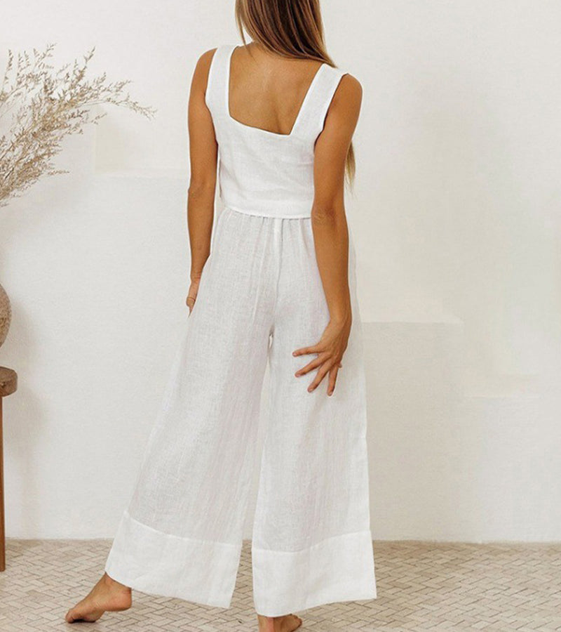 Evelyne™ | Luxusný minimalistický top a široké nohavice