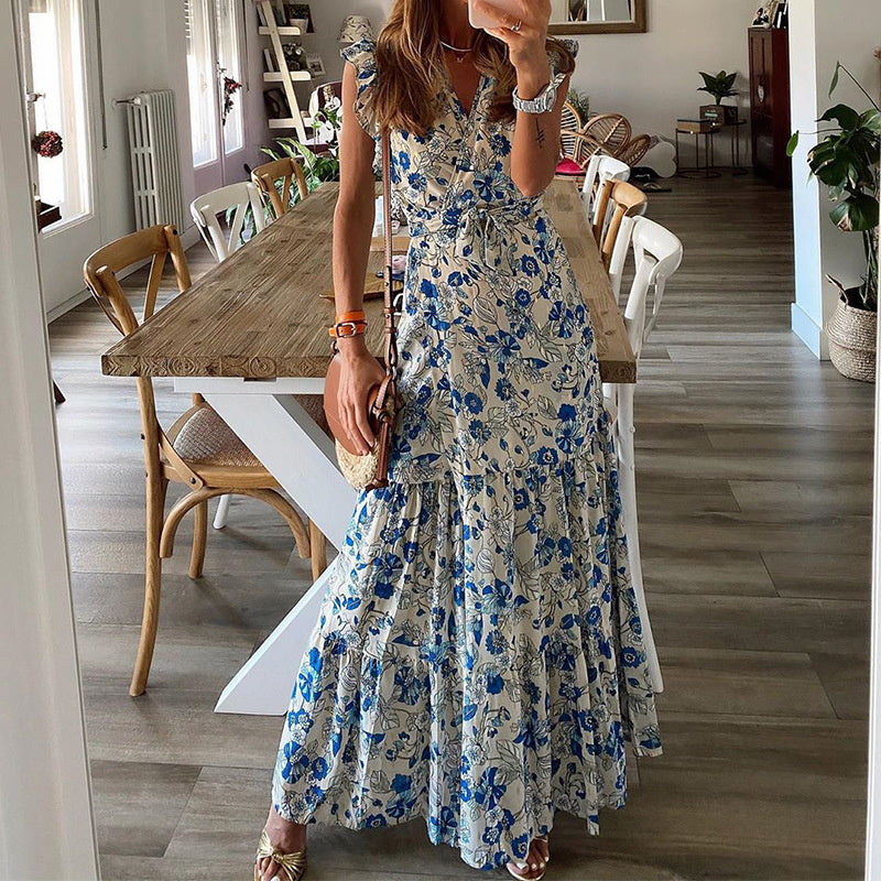 Dahlys™ | Luxe Blossom Maxi Dress