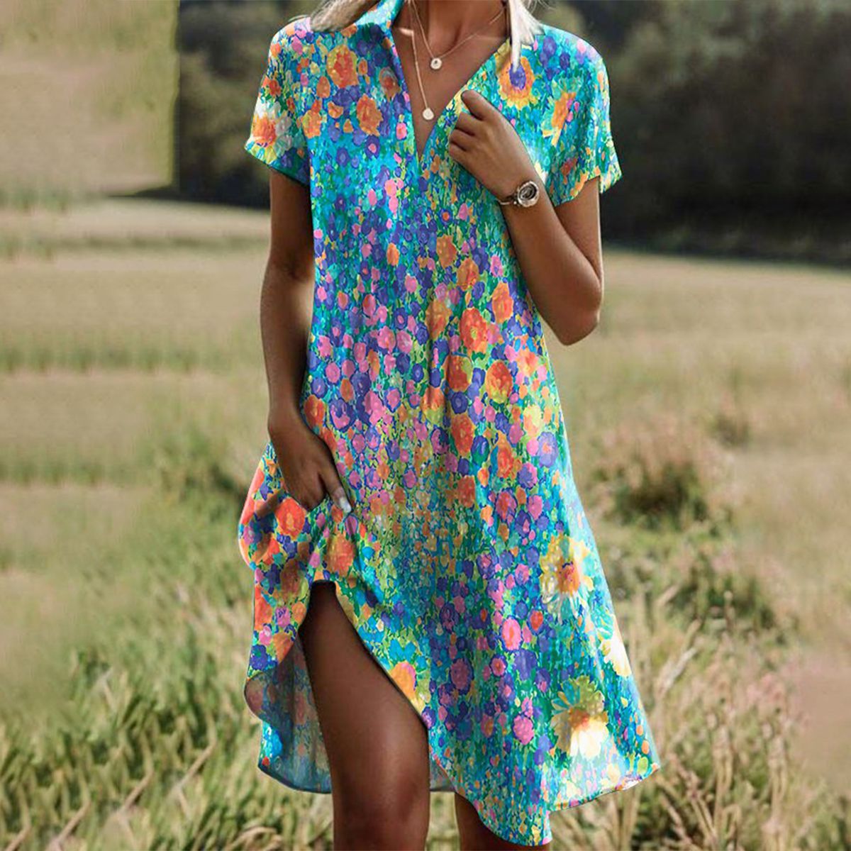 Ellowan™ | Midi Fluid Dress (Almost Sold Out)