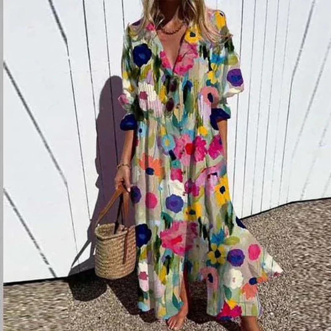 Kateřina | Boho šaty s voľným strihom a pohodlným dizajnom