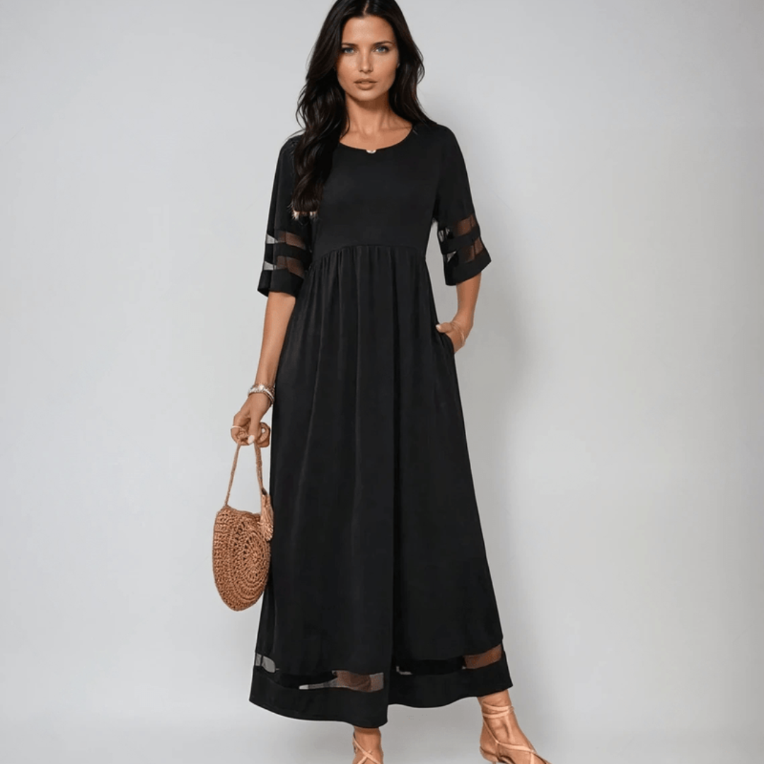 Zora | Maxi Šaty s Klasickou Eleganciou