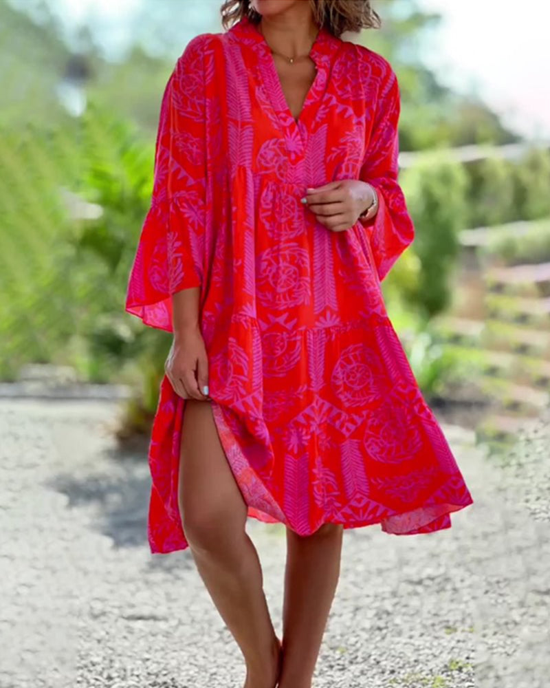 Mareya™ | Boho Chic Flowy Dress