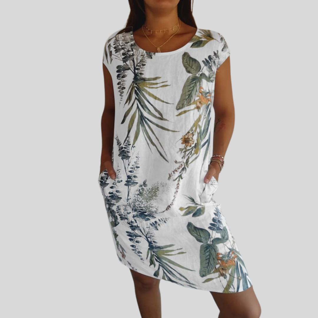 Johana | Elegantné šaty s okrúhlym dekoltom