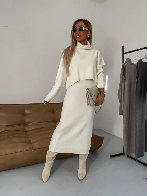 Melanie | Šaty s elegantným rolákom