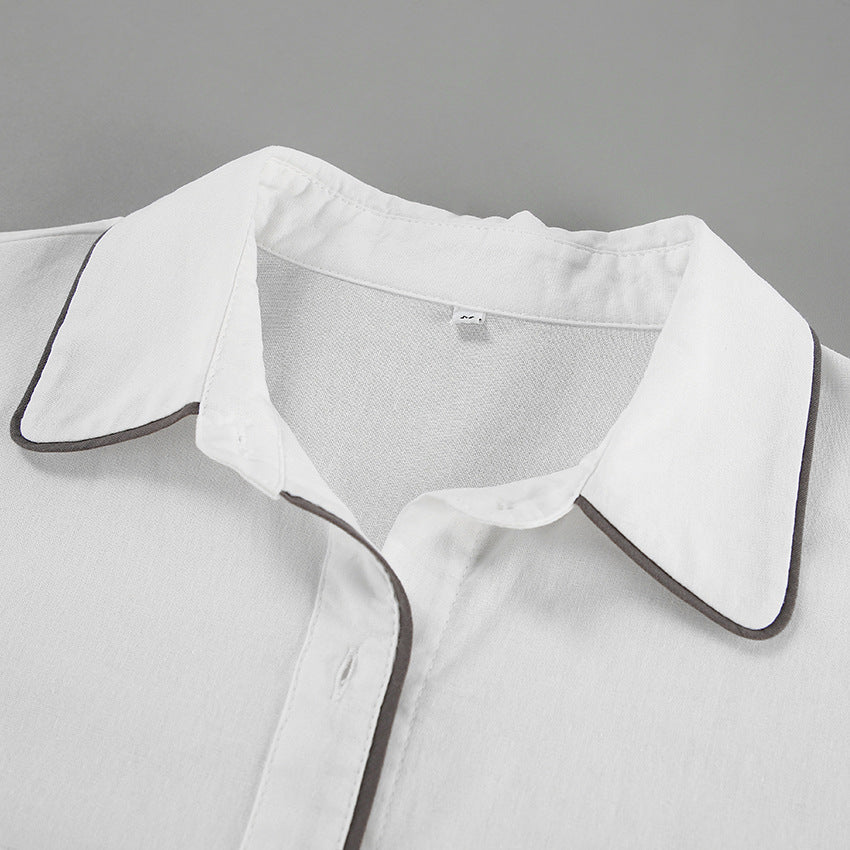 Meri™ | Elegantná košeľa s prémiovým opaskom