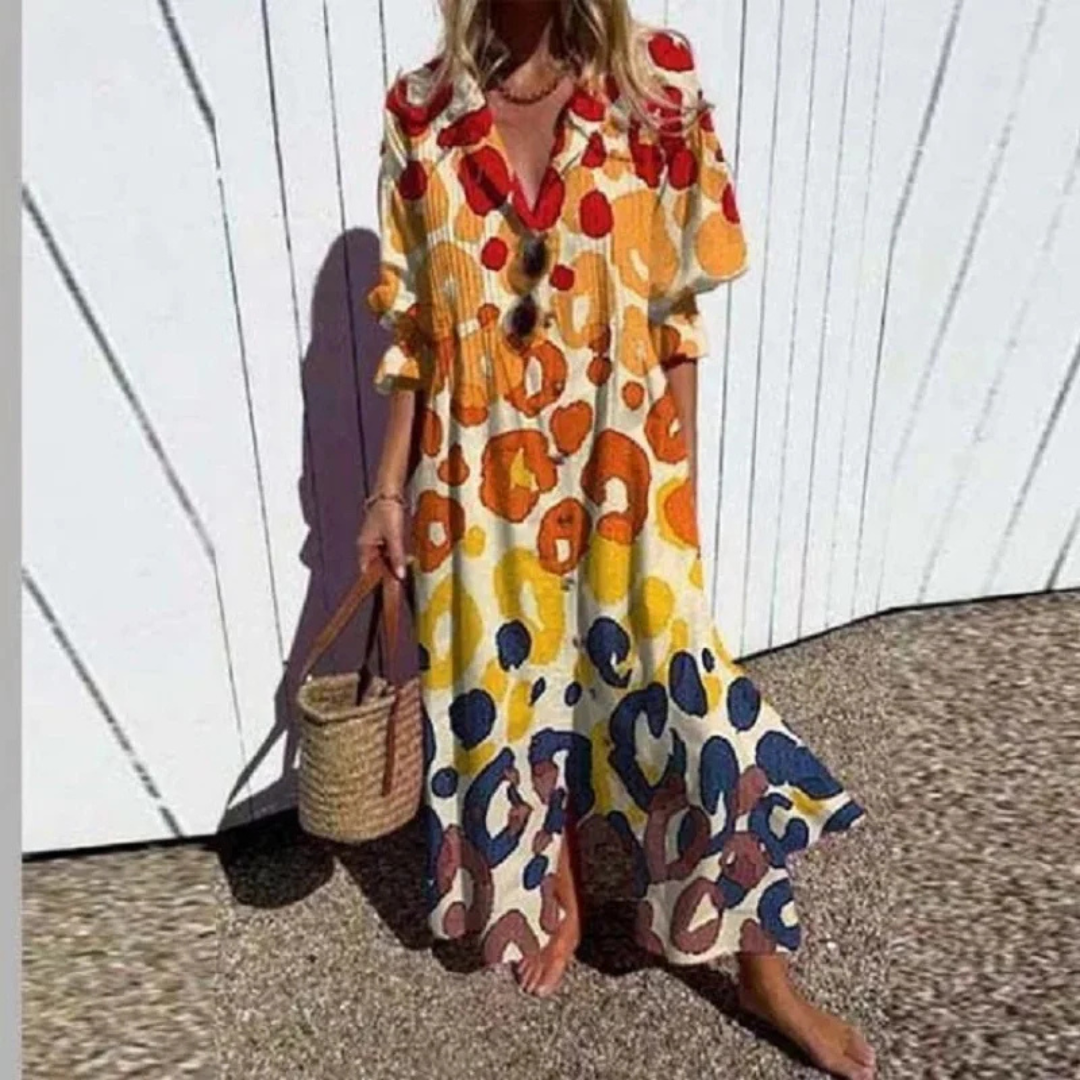 Kateřina | Boho šaty s voľným strihom a pohodlným dizajnom