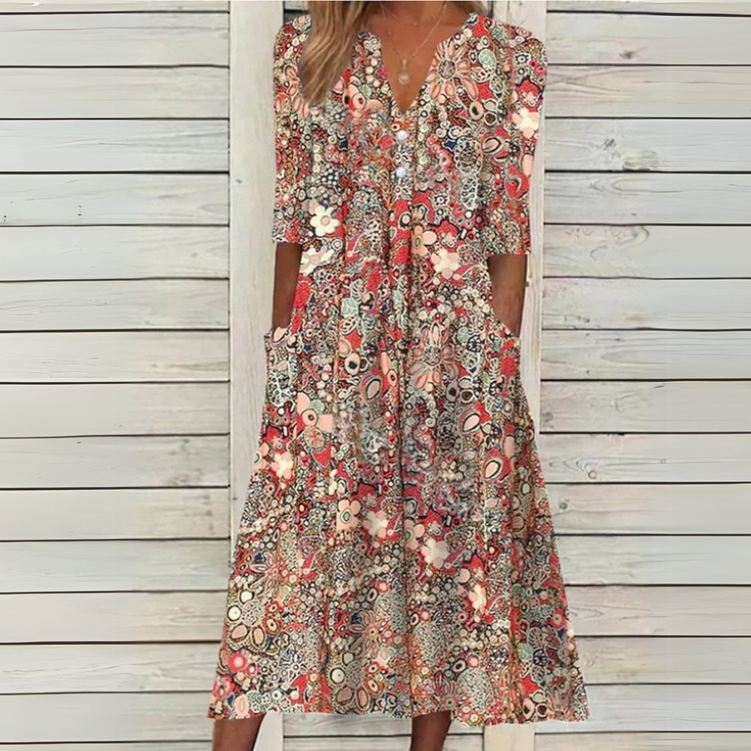 Livia | Pôvabné letné šaty pre prirodzenú eleganciu