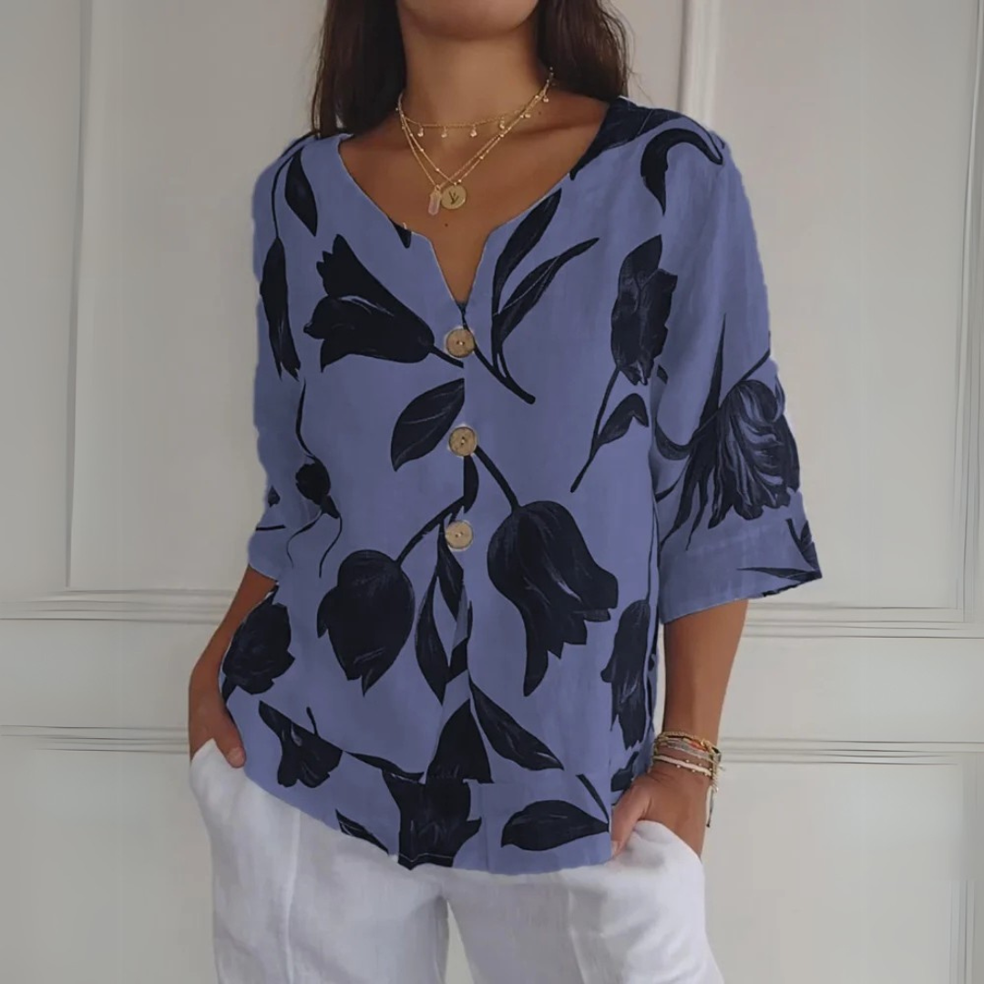 Klára | Stylová potištěná tunika pro pohodlný a elegantní vzhled