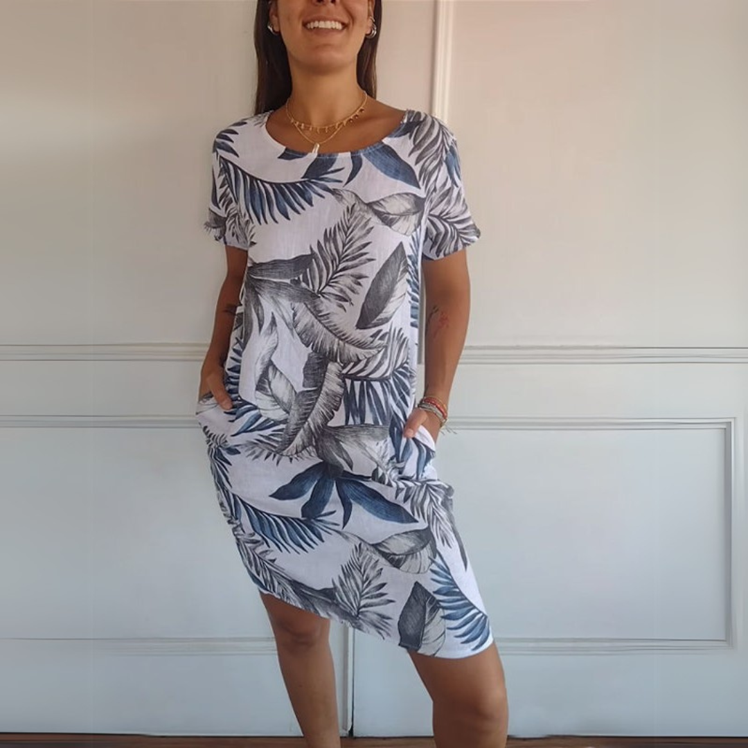 Johana | Elegantné šaty s okrúhlym dekoltom