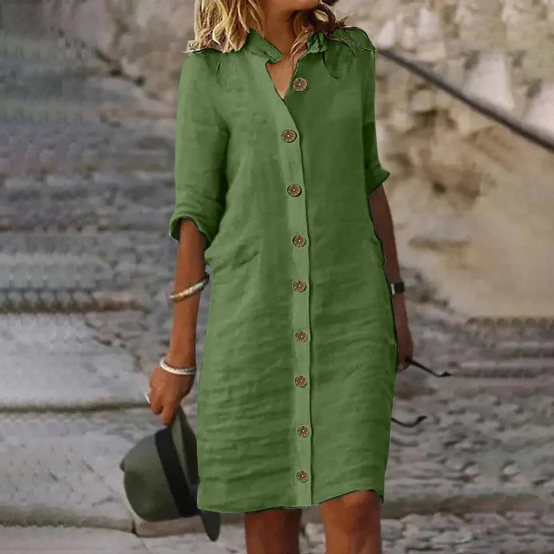 Roxana | Elegantné a pohodlné midi košilové šaty