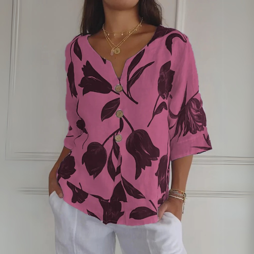 Klára | Stylová potištěná tunika pro pohodlný a elegantní vzhled