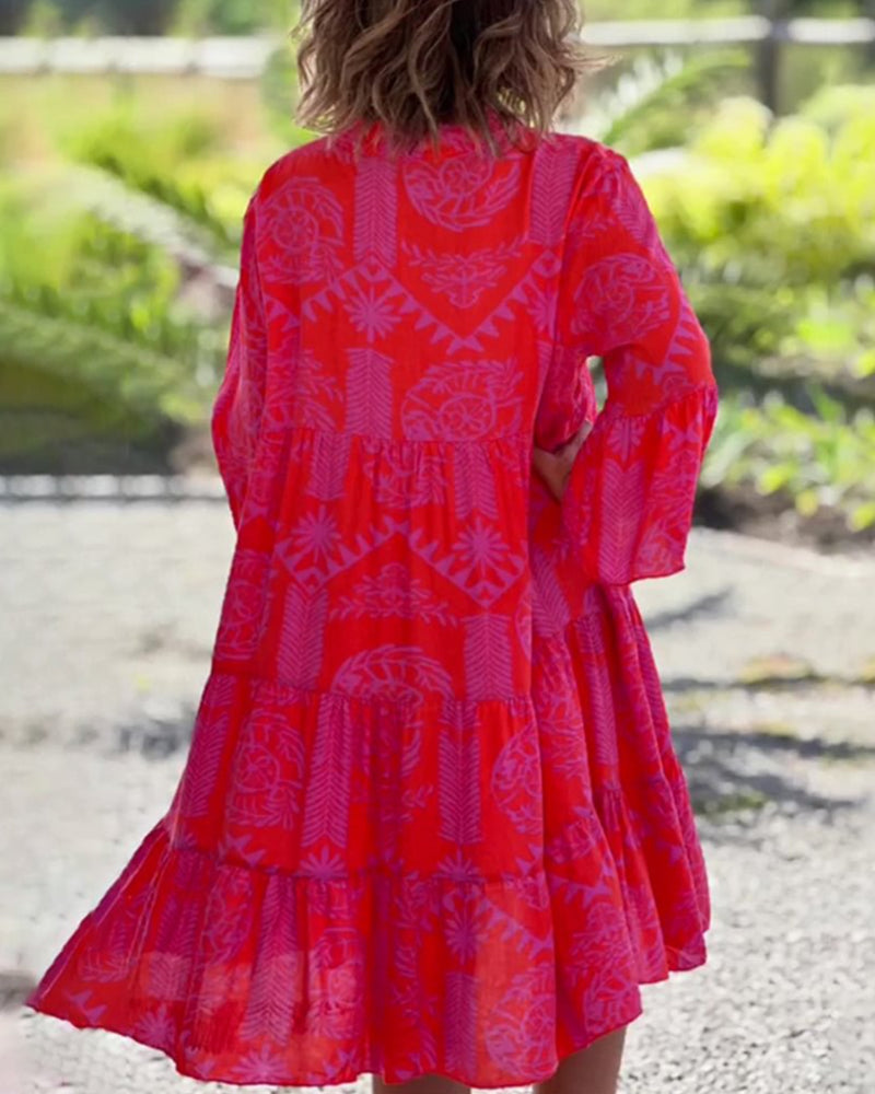 Mareya™ | Boho Chic Flowy Dress