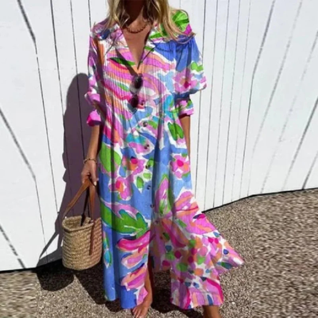 Kateřina | Boho šaty s voľným strihom a pohodlným dizajnom