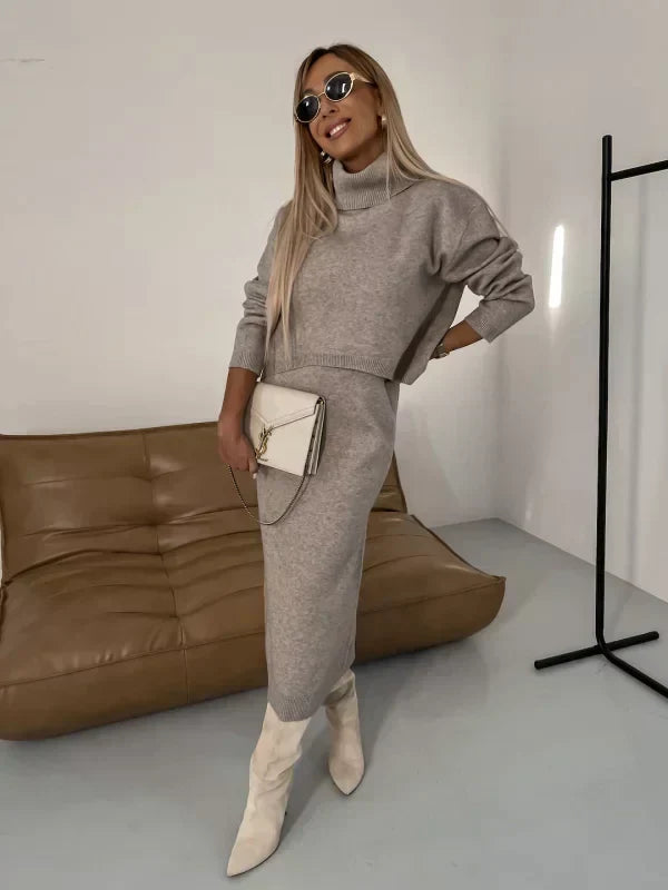 Melanie | Šaty s elegantným rolákom
