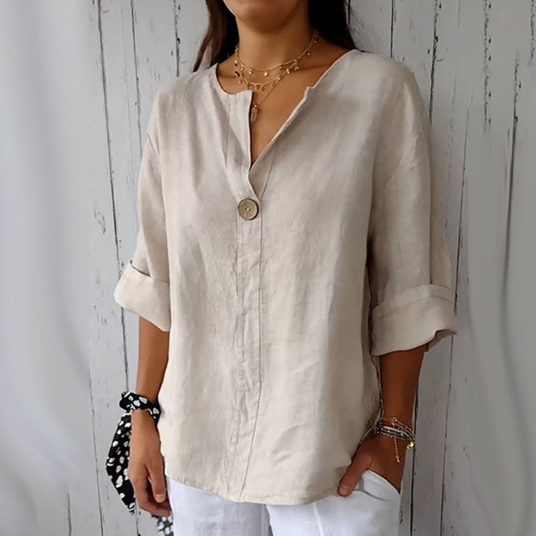 Laura | Elegantná bavlnená košeľa na letné dni