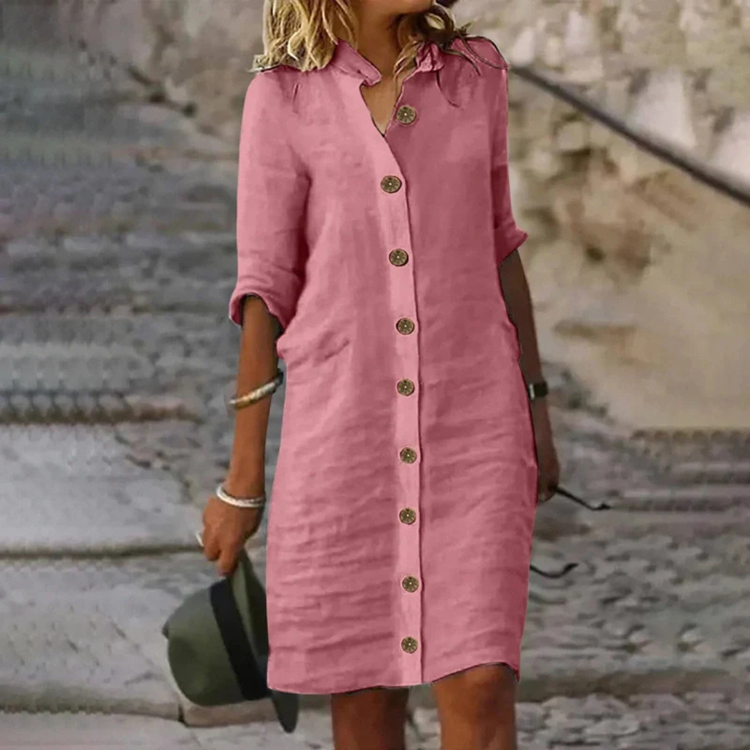 Roxana | Elegantné a pohodlné midi košilové šaty