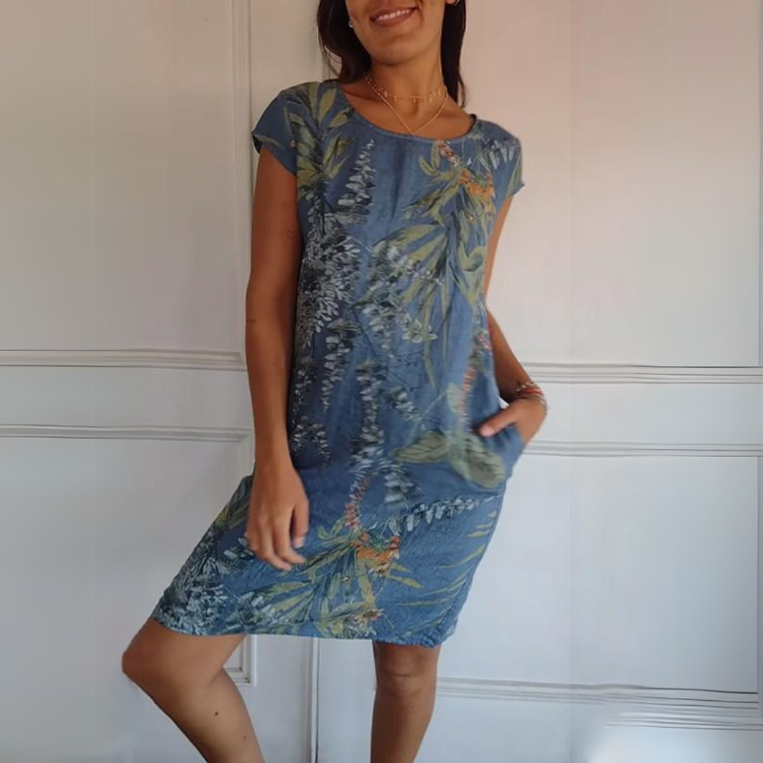 Johana | Elegantné šaty s okrúhlym dekoltom