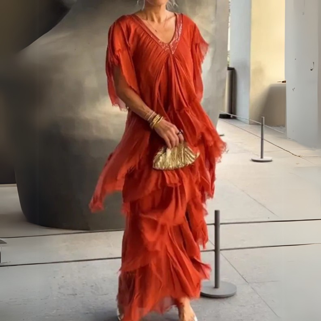 Valerie | Elegantná dlhá čipková šaty