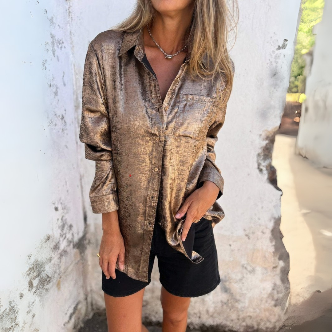 Andrea | Elegantná hodvábna košela