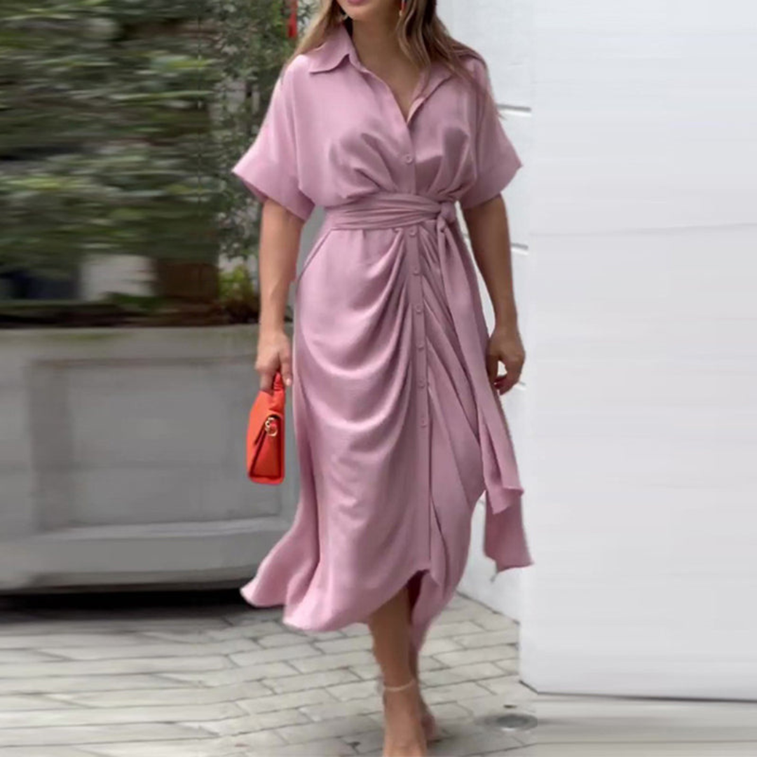 Nina | Elegantné maxi šaty s mašľou
