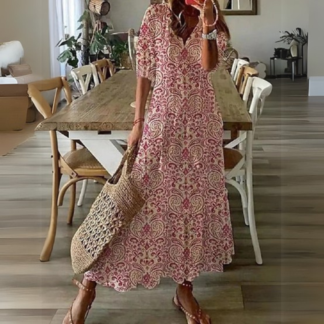 Isabella | Bohemian Lichotivé Maxi Dress