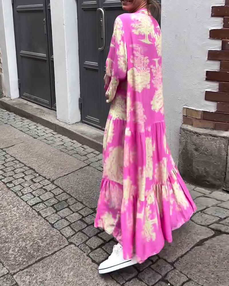 Evella™ | Maxi Dlhé Voľné Šaty (Obmedzená Dostupnosť)