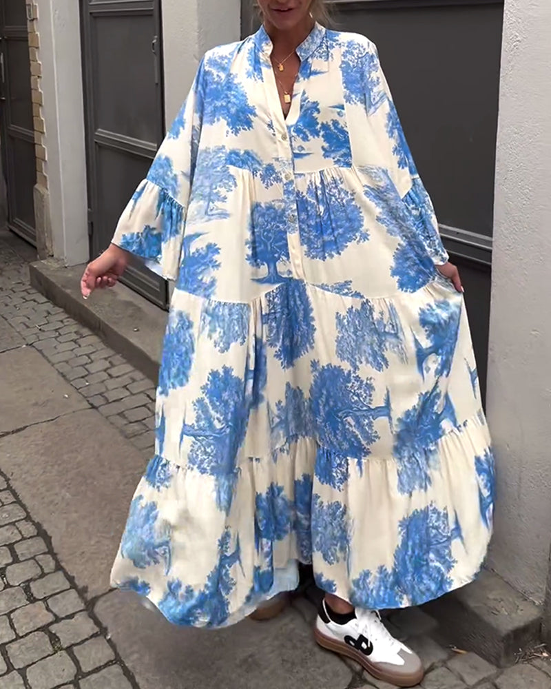 Evella™ | Maxi Dlhé Voľné Šaty (Obmedzená Dostupnosť)