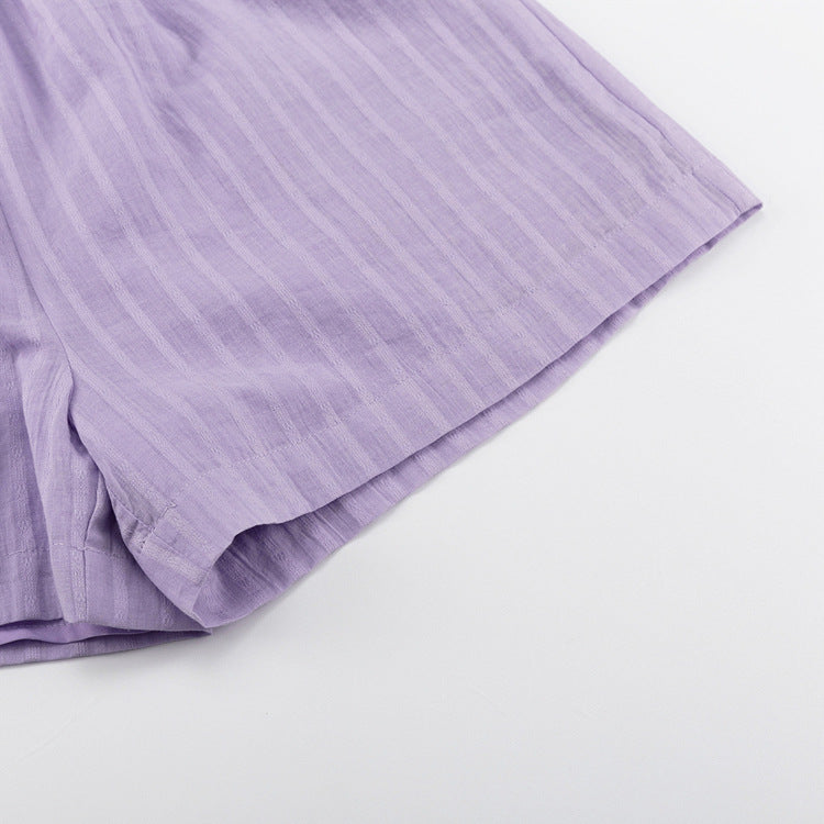 Liliane™ | Elegantná Sada Košele na Gombíky a Krátkych Nohavíc