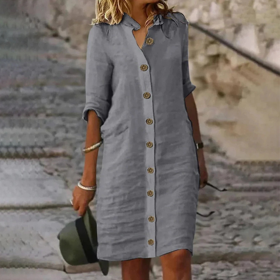 Roxana | Elegantné a pohodlné midi košilové šaty