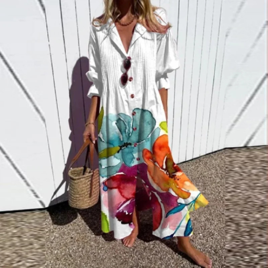 Kateřina | Boho šaty s voľným strihom a pohodlným dizajnom
