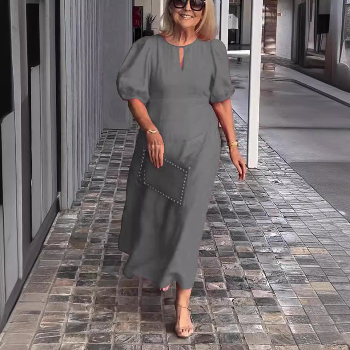 Carlisse™ | Elegantné šaty s balónovými rukávmi (Takmer vypredané)