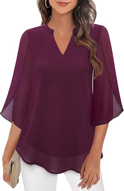 Amalyn™ | Elegantná Blúzka s Rukávmi