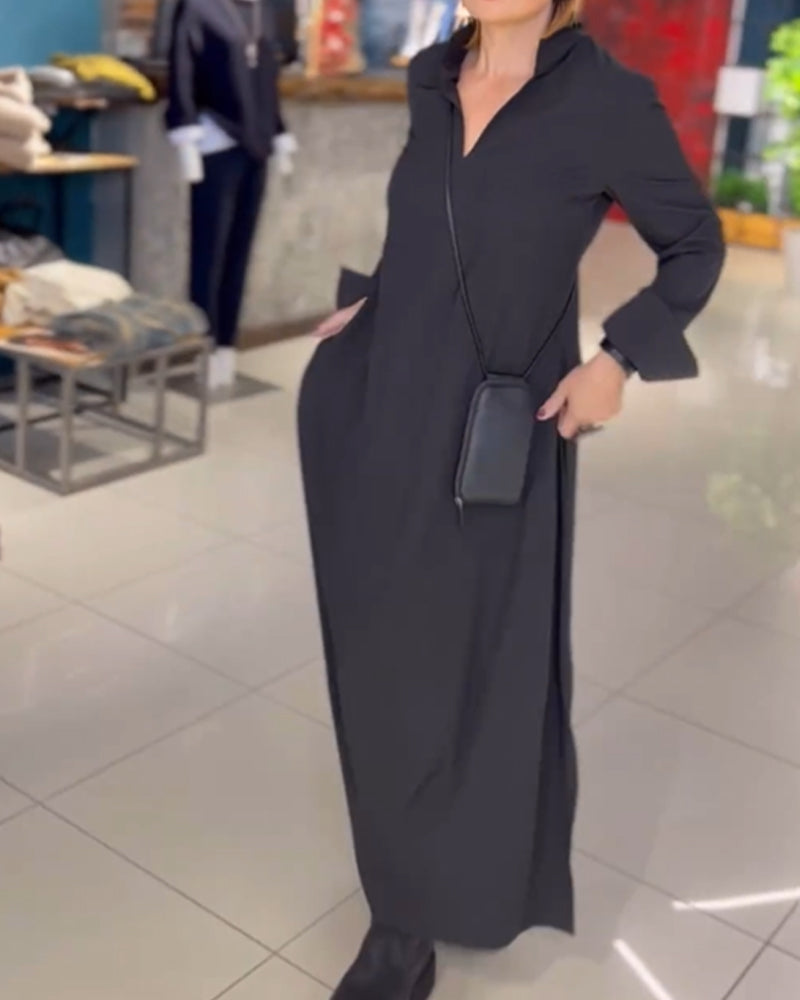 Tereza | Elegantné dlhé šaty s rozparkom