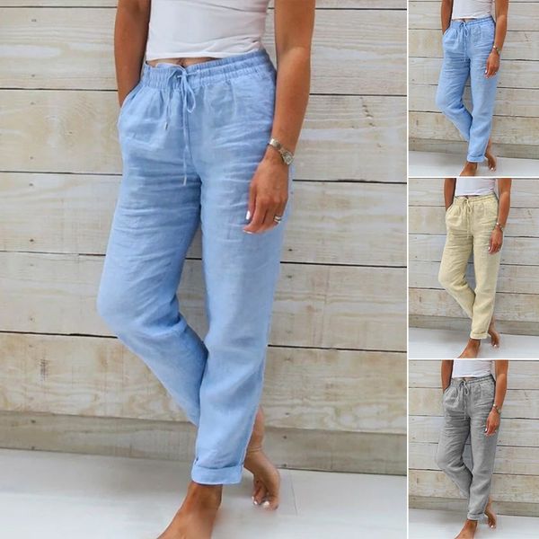 Allison™ | Prémiové Pantalóny z Bavlneného Ľanu