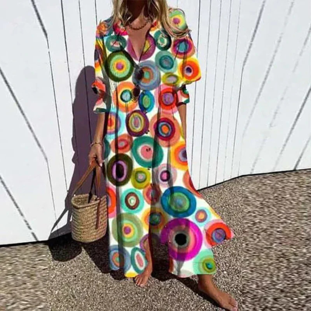 Kateřina | Boho šaty s voľným strihom a pohodlným dizajnom
