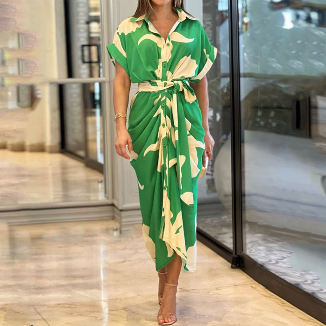 Nina | Elegantné maxi šaty s mašľou