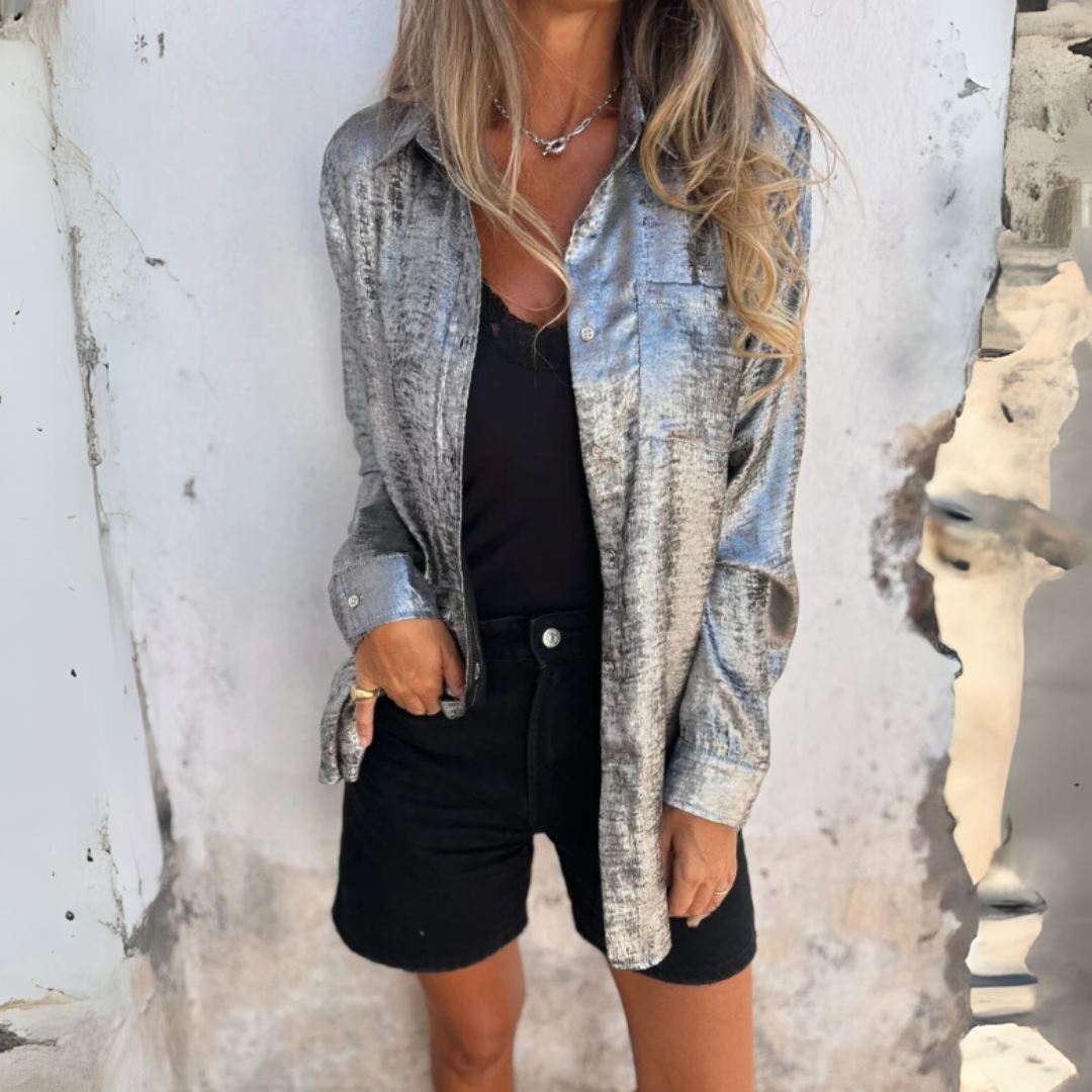 Andrea | Elegantná hodvábna košela