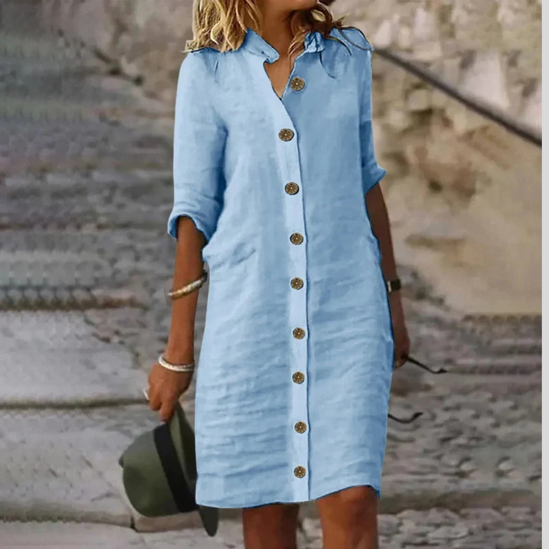 Roxana | Elegantné a pohodlné midi košilové šaty