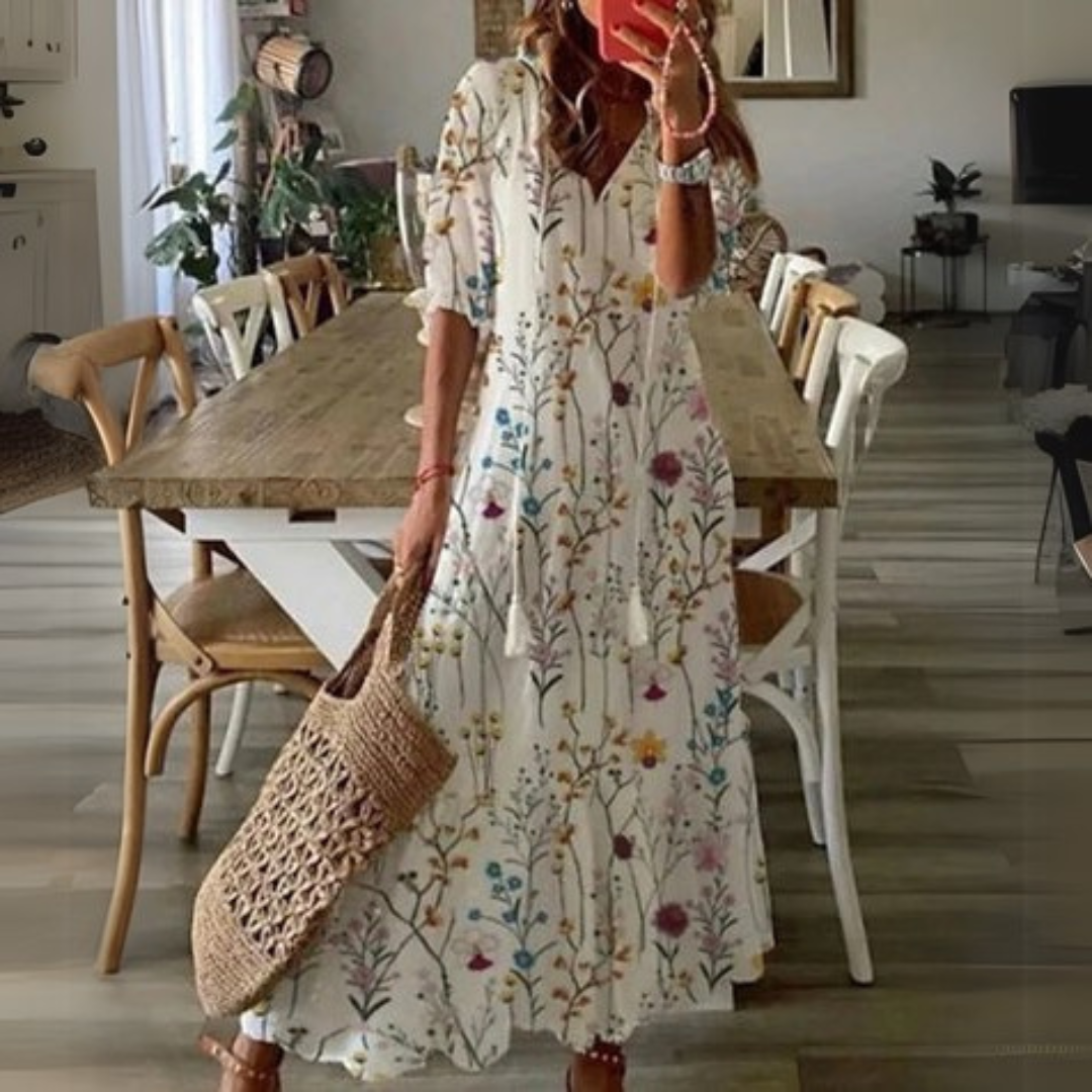 Isabella | Bohemian Lichotivé Maxi Dress