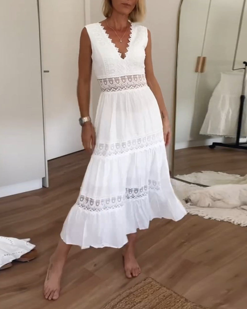 Rosabelle™ | Luxusné Krajkové Cami Šaty s Eleganciou (Takmer vypredané)