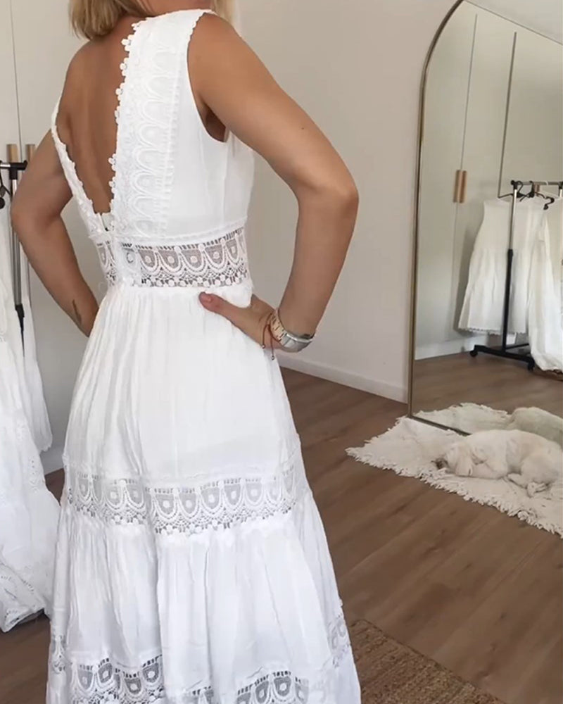Rosabelle™ | Luxusné Krajkové Cami Šaty s Eleganciou (Takmer vypredané)