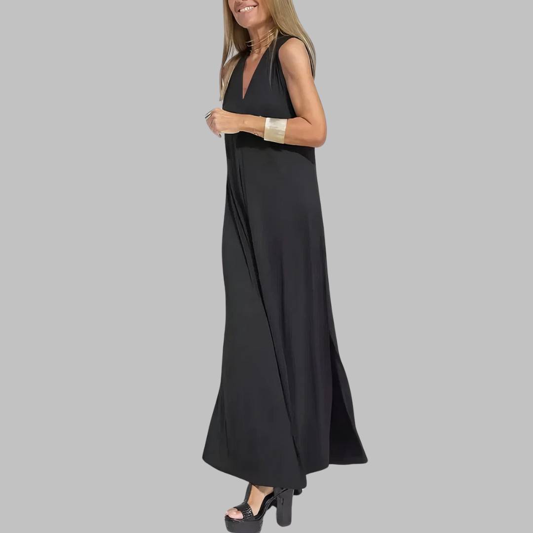 Jana | Elegantné maxi šaty s zodpovedajúcim sveterom - DARČEK ZDARMA!