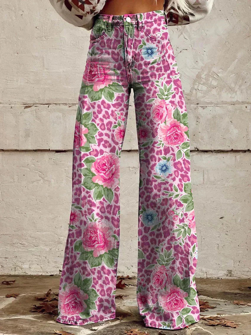 Evelyn - Vintage High-Waisted Pants for Streetwear