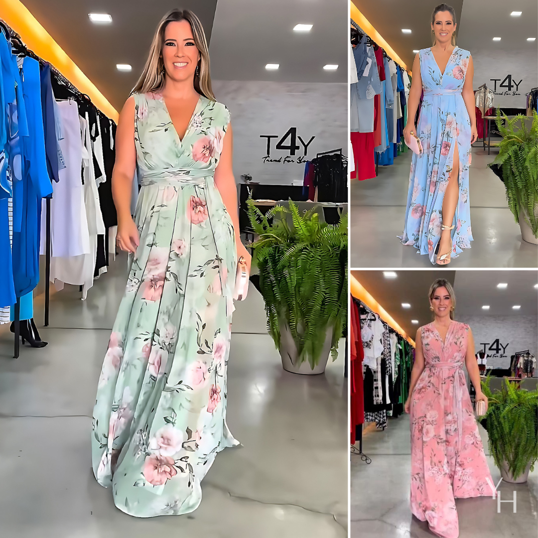 Elaria™ | Elegantné Maxi Šaty Chic (Obmedzená dostupnosť)