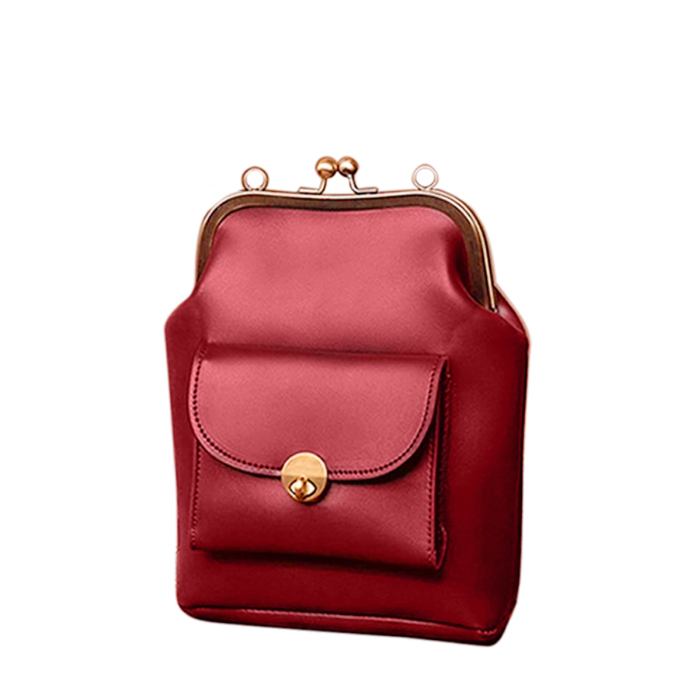 Margarete – Retro Kussverschluss Schultertasche