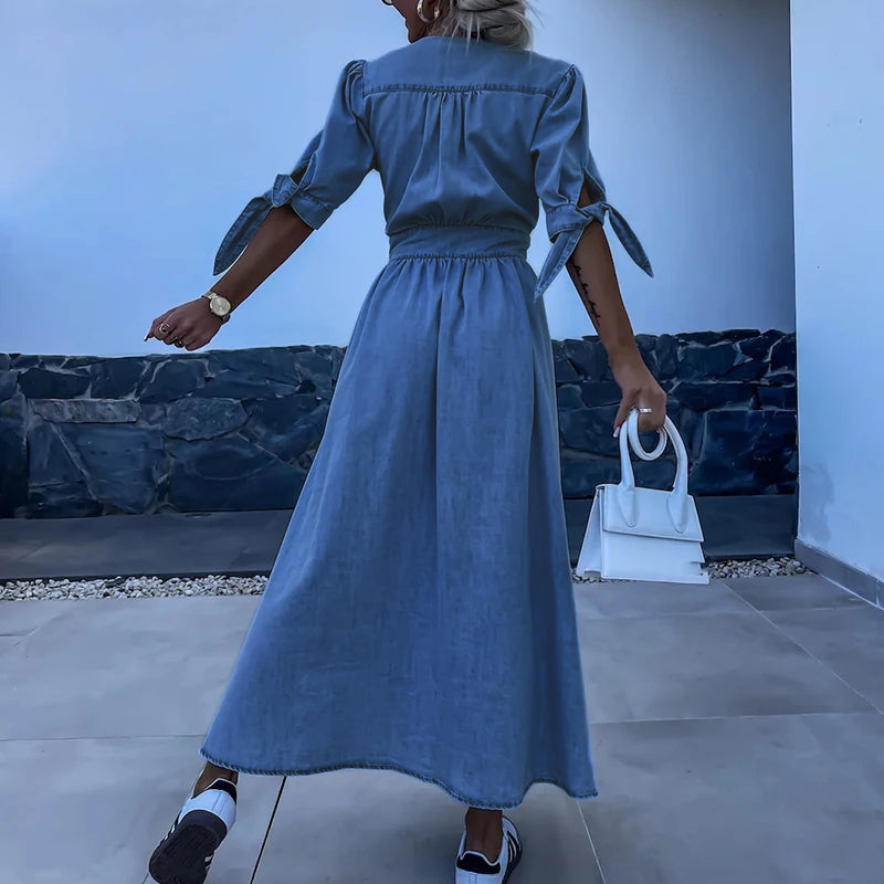 Milea™ | Elegantní Maxi Šaty (Skoro Vyprodáno)